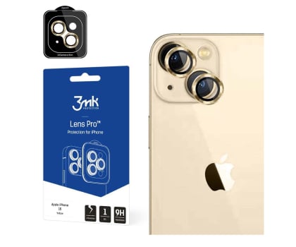Folia / szkło na smartfon 3mk Lens Protection Pro do iPhone 15 Plus Yellow
