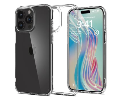 Etui / obudowa na smartfona Spigen Ultra Hybrid do iPhone 15 Pro Max crystal clear