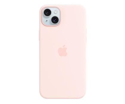Etui / obudowa na smartfona Apple Silikonowe etui MagSafe iPhone 15 Plus jasnoróżowe