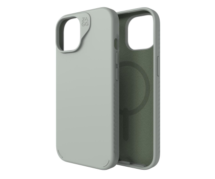 Etui / obudowa na smartfona Zagg Manhattan Snap do iPhone 15 Pro MagSafe sage