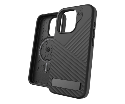 Etui / obudowa na smartfona Zagg Denali Snap do iPhone 15 Plus MagSafe z podpórką black