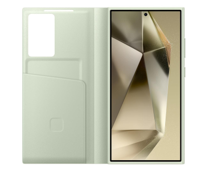 Etui / obudowa na smartfona Samsung Smart View Wallet Case do Galaxy s24 ultra jasnozielony