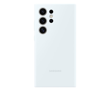Etui / obudowa na smartfona Samsung Silicone Case do Galaxy S24 ultra biały