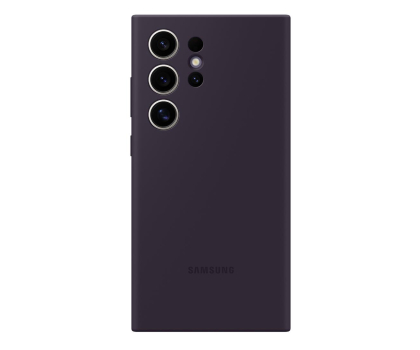 Etui / obudowa na smartfona Samsung Silicone Case do Galaxy S24 ultra ciemny fiolet