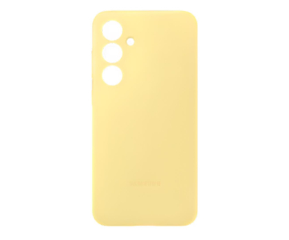 Etui / obudowa na smartfona Samsung Silicon Case do Galaxy S24 FE Yellow