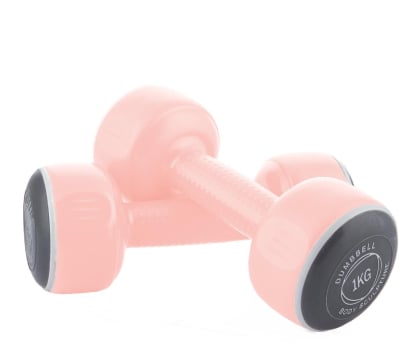 Hantel i obciążenia Body Sculpture Hantle Smart BW 108D 2x1kg  Różowe