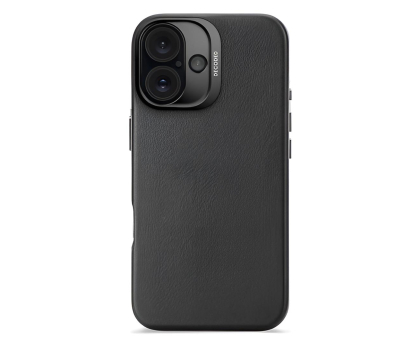 Etui / obudowa na smartfona Decoded Leather Backcover iPhone 16 MagSafe black