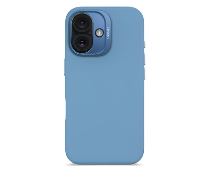 Etui / obudowa na smartfona Decoded AntiMicrobial Silicone Backcover iPhone 16 MagSafe air blue