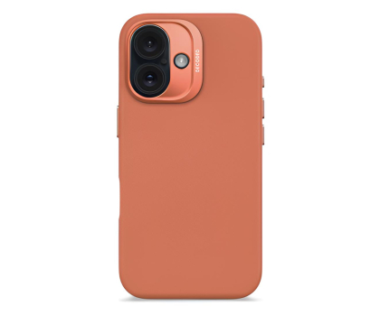 Etui / obudowa na smartfona Decoded AntiMicrobial Silicone Backcover iPhone16 MagSafe sand stone