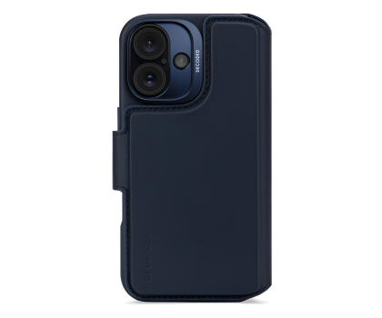 Etui / obudowa na smartfona Decoded Leather Detachable Wallet iPhone 16 MagSafe navy