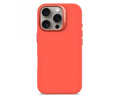 Etui / obudowa na smartfona Decoded AntiMicrobial Silicone Stacks iPhone 16Pro MagSafe tangerine