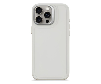 Etui / obudowa na smartfona Decoded AntiMicrobial SiliconeStacks iPhone 16 Pro Max stone gray