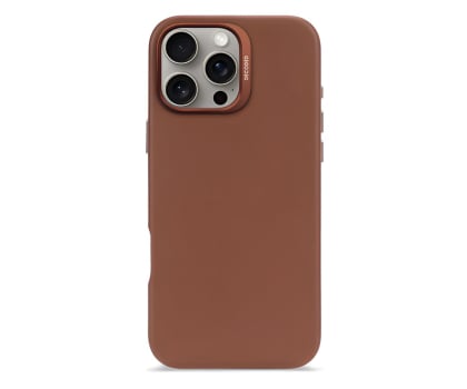 Etui / obudowa na smartfona Decoded Leather Backcover iPhone 16 Pro Max MagSafe tan