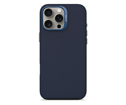 Etui / obudowa na smartfona Decoded AntiMicrobial Silicone iPhone 16 Pro Max MagSafe blue print