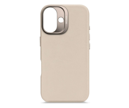 Etui / obudowa na smartfona Decoded Leather Backcover do iPhone 16 z MagSafe clay