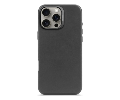 Etui / obudowa na smartfona Decoded Leather Backcover do iPhone 16 Pro Max MagSafe black
