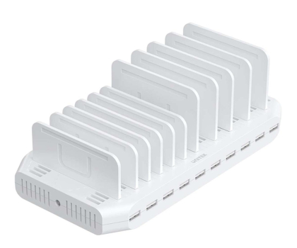 Ładowarka do smartfonów Unitek Stacja ładująca 10xUSB 2.4A 60W