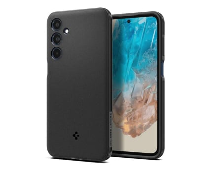 Etui / obudowa na smartfona Spigen Essential SandBlast do Samsung Galaxy M35 5G czarny