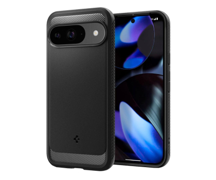 Etui / obudowa na smartfona Spigen Rugged Armor do Google Pixel 9 / Pixel 9 Pro Matte Black