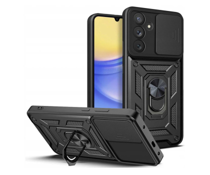 Etui / obudowa na smartfona Tech-Protect Camshield Pro do Samsung Galaxy A15 Black