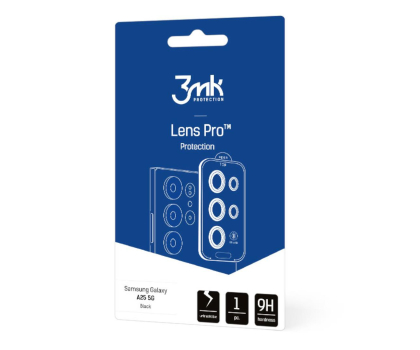 Folia / szkło na smartfon 3mk Lens Protection Pro do Samsung Galaxy A25 5G black