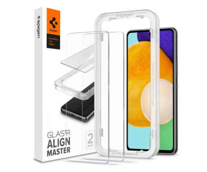 Folia / szkło na smartfon Spigen ALM Glas.TR 2-pack do Samsung do Samsung Galaxy A55 5G clear