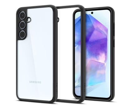 Etui / obudowa na smartfona Spigen Ultra Hybrid do Samsung Galaxy A55 5G Matte Black