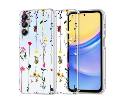Etui / obudowa na smartfona Tech-Protect Flexair+ do Samsung Galaxy A35 5G Garden Floral