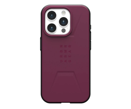 Etui / obudowa na smartfona UAG Civilian Magsafe do iPhone 15 Pro bordeaux