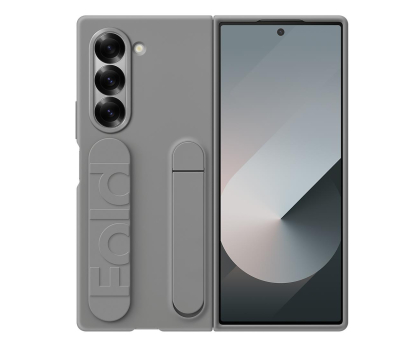 Etui / obudowa na smartfona Samsung Silicon Case do Galaxy Z Fold6 szary