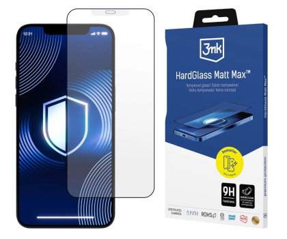 Folia / szkło na smartfon 3mk HardGlass Matt Max do iPhone 12/12 Pro