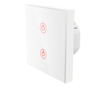 Inteligentny włącznik światła Hama Inteligentny podwójny włącznik światła WiFi