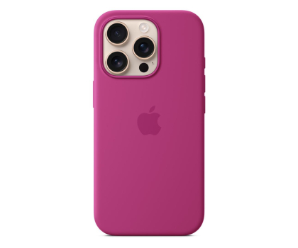 Etui / obudowa na smartfona Apple Silikonowe etui MagSafe do iPhone 16 Pro żywy róż