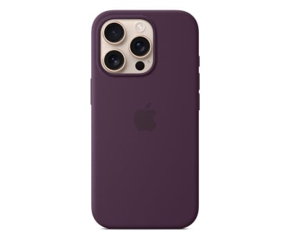 Etui / obudowa na smartfona Apple Silikonowe etui MagSafe do iPhone 16 Pro dojrzała śliwka