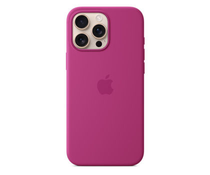 Etui / obudowa na smartfona Apple Silikonowe etui MagSafe do iPhone 16 Pro Max żywy róż