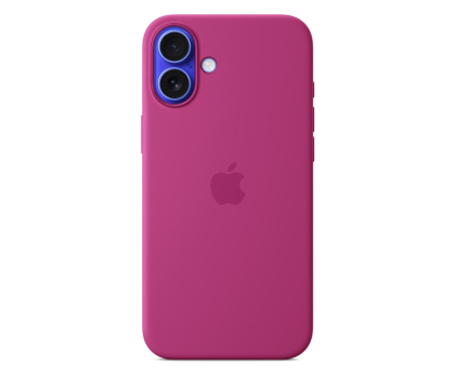 Etui / obudowa na smartfona Apple Silikonowe etui MagSafe do iPhone 16 Plus żywy róż
