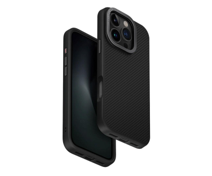 Etui / obudowa na smartfona Uniq Keva Max do iPhone 16 Pro Magclick Charging carbon black