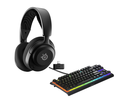Słuchawki bezprzewodowe SteelSeries Arctis Nova 5 + Apex 3 TKL
