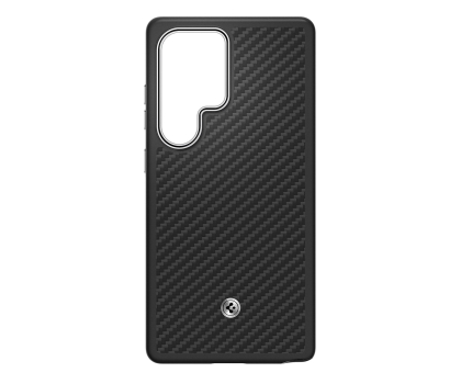 Etui / obudowa na smartfona Samsung Enzo Aramid Case do Galaxy S25 Ultra Black Silver