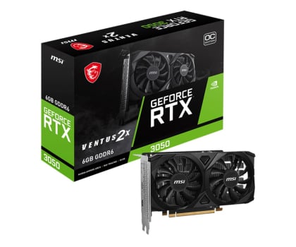 Karta graficzna NVIDIA MSI GeForce RTX 3050 VENTUS 2X E OC 6GB GDDR6