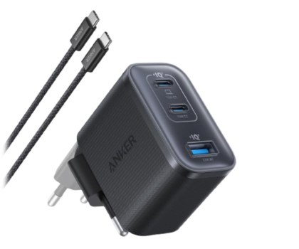Ładowarka do smartfonów Anker Nano Charger 70W 3 Ports Black