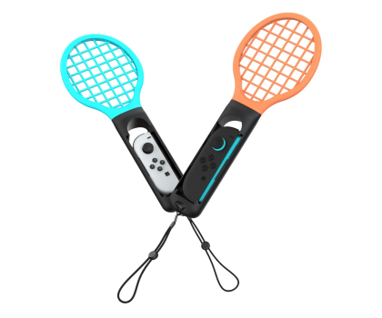 Akcesorium do pada YAXO Joy-Con TENNIS PRO SET do NS/NS2 Inferno Orange&Hydro Blue