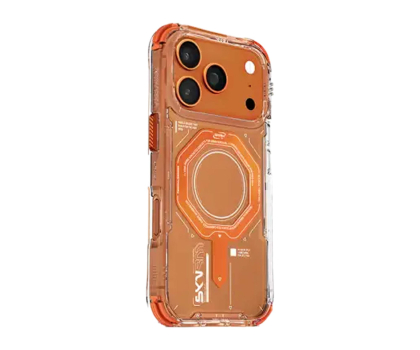 Etui / obudowa na smartfona Skinarma Saido Mag-charge do iPhone 17 Pro pomarańczowe