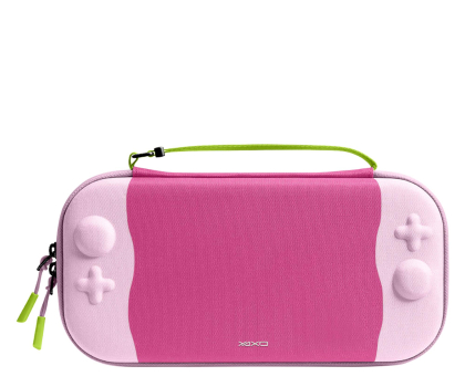 Etui i folia do konsoli YAXO TAHOE Cool Edition do NS/NS2 Litchi Pink