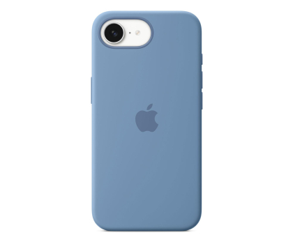 Etui / obudowa na smartfona Apple Silikonowe etui iPhone 16e zimowy błękit