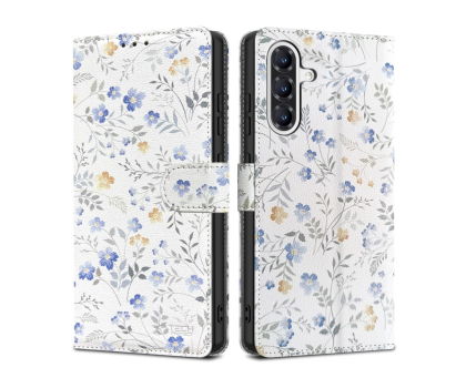 Etui / obudowa na smartfona Tech-Protect Wallet do Samsung Galaxy A36 Spring Flowers