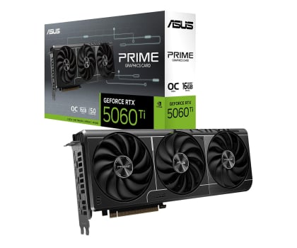 Karta graficzna NVIDIA ASUS GeForce RTX 5060 Ti Prime OC 16GB GDDR7 DLSS4