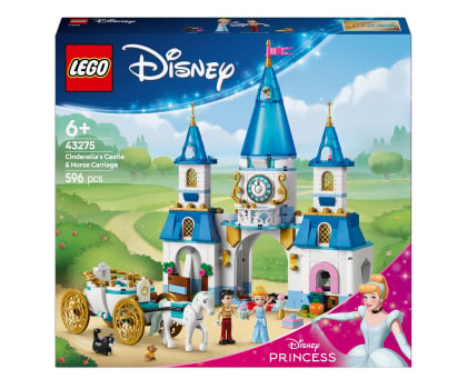 Klocki LEGO® LEGO Disney Princess 43275 Zamek Kopciuszka i kareta