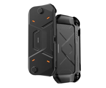 Etui i folia do konsoli YAXO NOMAD do NS2 Techno Black