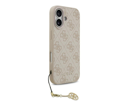 Etui / obudowa na smartfona Guess 4G Charms Collection MagSafe do iPhone 17 różowy